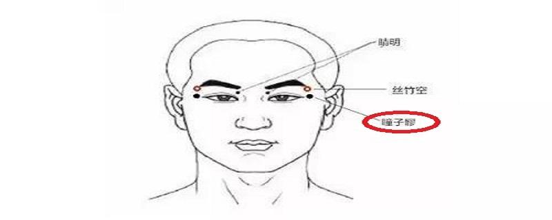 瞳子髎准确位置图 瞳子髎准确位置图和作用的准确位置图片