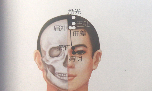 眉冲的准确位置图（眉冲的准确位置图和作用的准确位置图片）