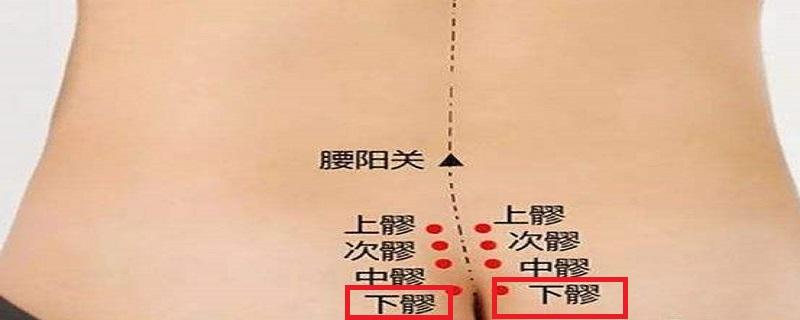 下髎的准确位置 下髎的准确位置图片及功效