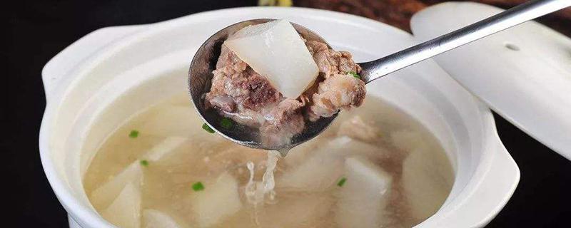 萝卜排骨汤的功效与作用（玉米白萝卜排骨汤的功效与作用）