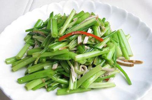 水芹菜炒香干