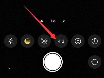 苹果相机比例设置在哪里