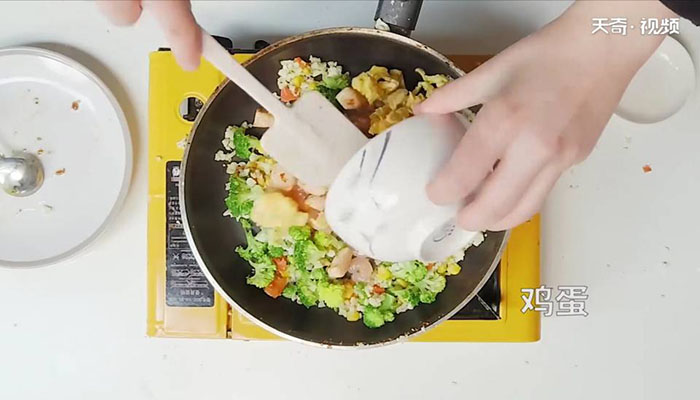 全素蛋炒饭怎么做 全素蛋炒饭