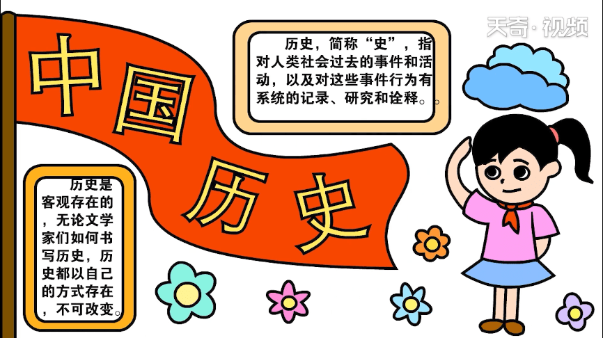 初一历史手抄报 初一历史画报