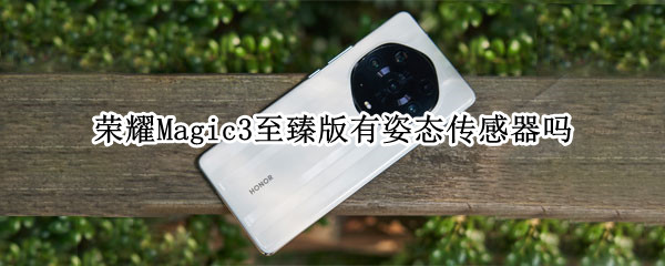 荣耀Magic3至臻版有姿态传感器吗