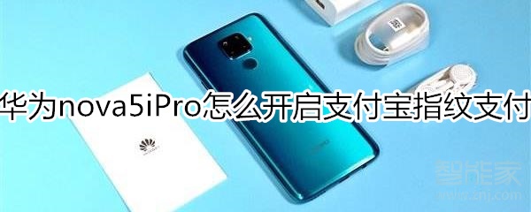 华为nova5iPro怎么开启支付宝指纹支付