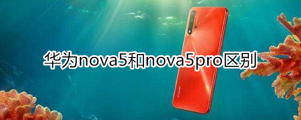 华为nova5和nova5pro区别