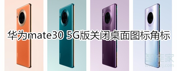 华为mate30 5G版怎么关闭桌面图标角标