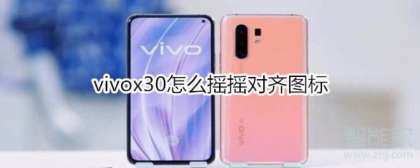 vivox30怎么摇摇对齐图标