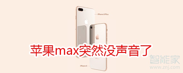 苹果max突然没声音了