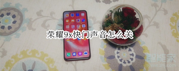 荣耀9x快门声音怎么关