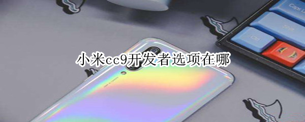 小米cc9开发者选项在哪