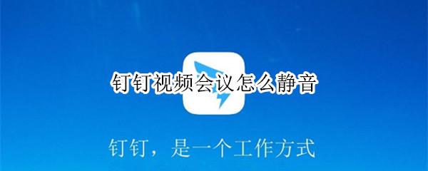 钉钉视频会议怎么静音