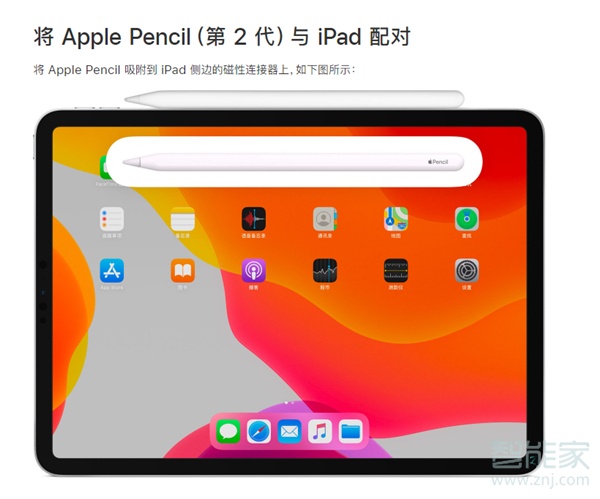 applepencil二代怎么连接