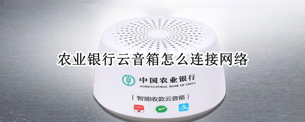 农业银行云音箱怎么连接网络