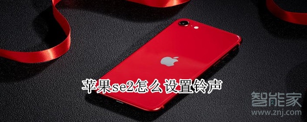 苹果se2怎么设置铃声