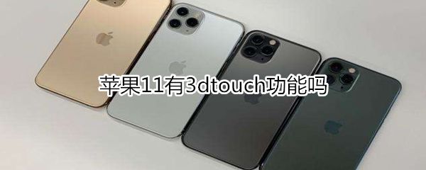 苹果11有3dtouch功能吗