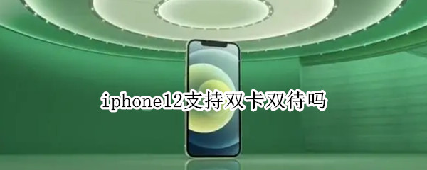 iphone12支持双卡双待吗