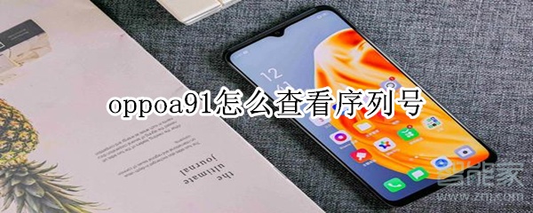 oppoa91怎么查看序列号