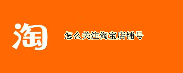 怎么关注淘宝店铺号