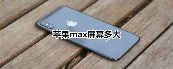 苹果max屏幕多大