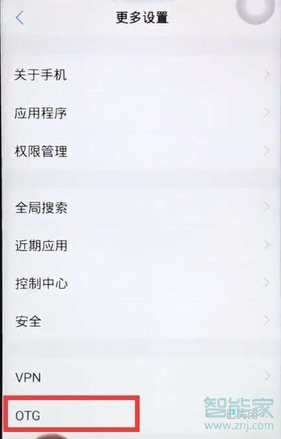 vivoz5怎么打开otg功能