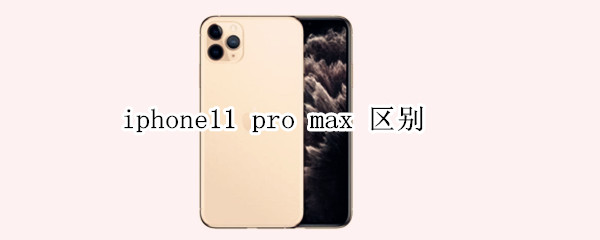 iphone11 pro max 区别