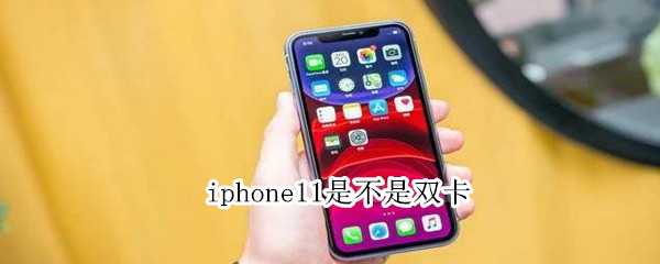 iphone11是不是双卡