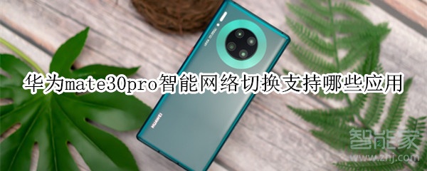 华为mate30pro智能网络切换支持哪些应用