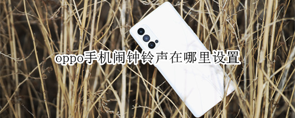 oppo手机闹钟铃声在哪里设置