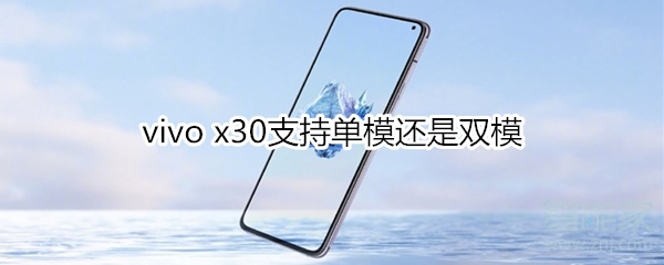 vivo x30支持单模还是双模