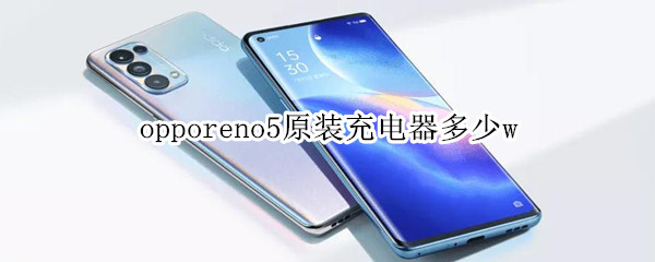 opporeno5原装充电器多少w