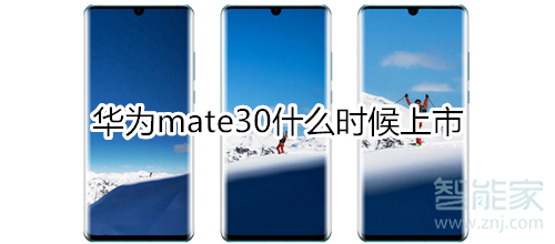 华为mate30上市时间