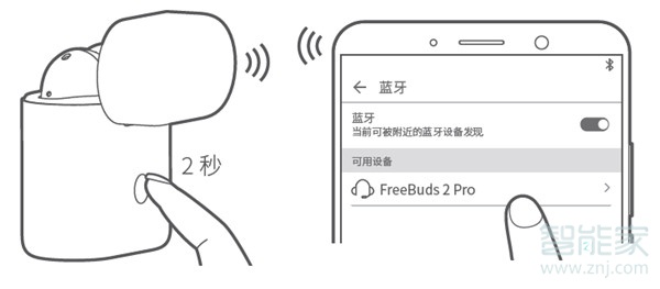 华为freebud怎么连接