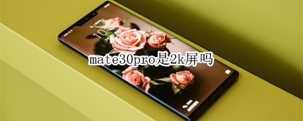 mate30pro是2k屏吗