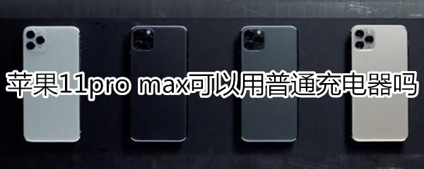 苹果11pro max可以用普通充电器吗