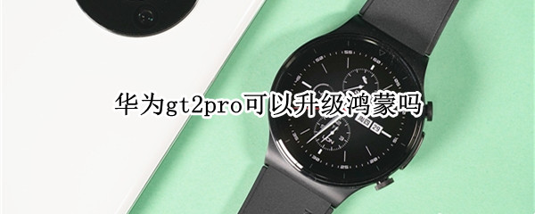 华为gt2pro可以升级鸿蒙吗