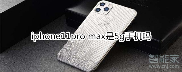 iphone11pro max是5g手机吗