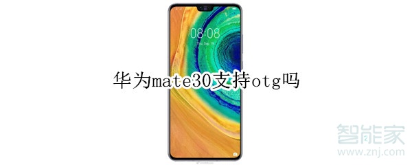 华为mate30支持otg吗