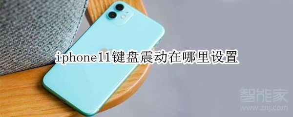 iphone11键盘震动在哪里设置