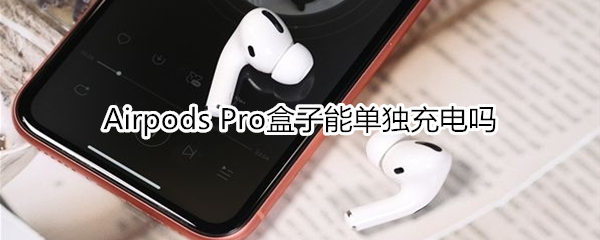 Airpods Pro盒子能单独充电吗