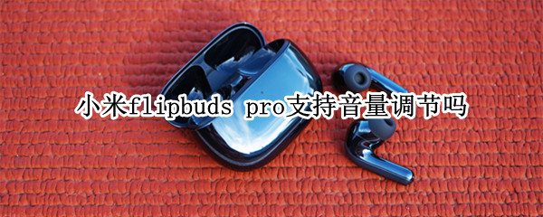 小米flipbuds pro支持音量调节吗