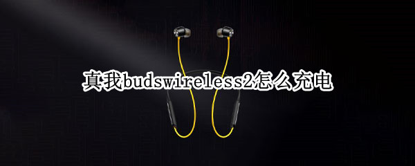 真我budswireless2怎么充电