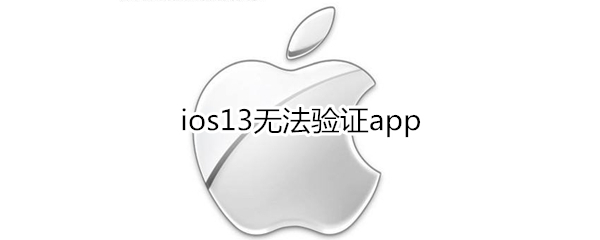 ios13无法验证app