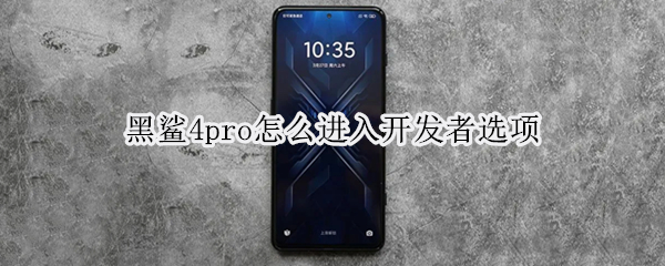 黑鲨4pro怎么进入开发者选项