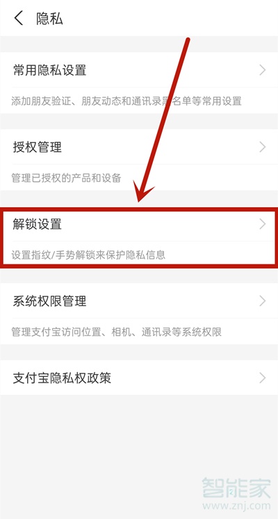 支付宝怎么设置密码锁不让别人看