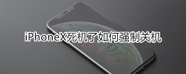 iphonex死机了无法强制关机