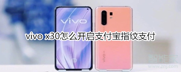 vivo x30怎么开启支付宝指纹支付