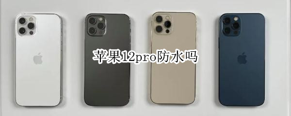 苹果12pro防水吗