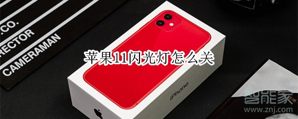 苹果11闪光灯怎么关
